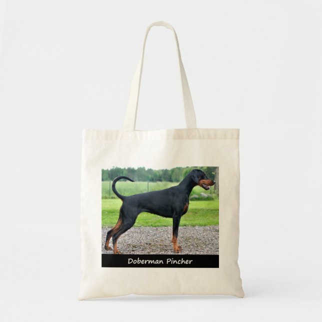 Bolsa Tote Pinscher do Doberman (Frente)