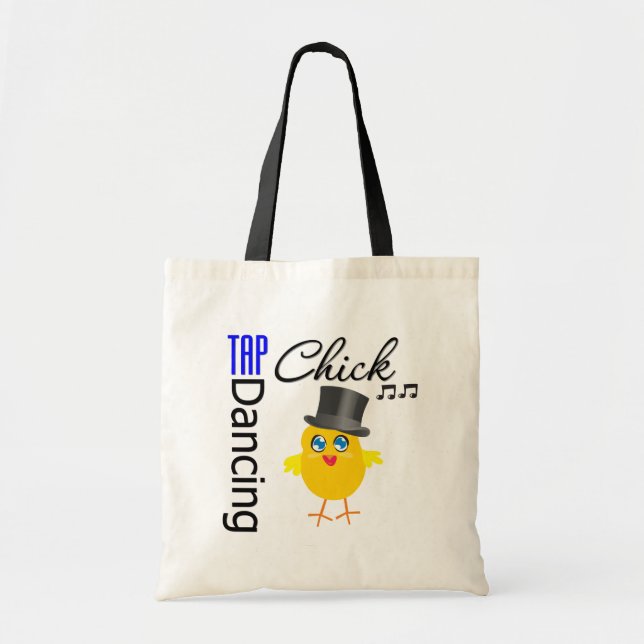 Bolsa Tote Pintinho 3 da dança de toque (Frente)
