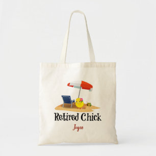 Bolsa Tote Pintinho aposentado...Personalize com seu próprio