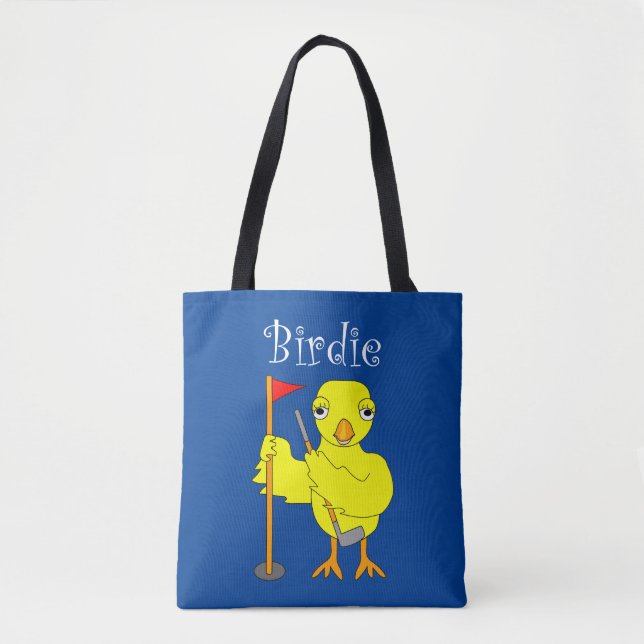 Bolsa Tote Pintinho Birdie Golfer (Frente)