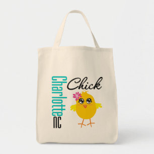 Bolsa Tote Pintinho de Charlotte NC