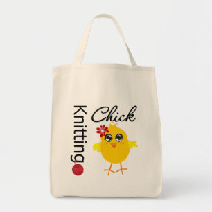 Bolsa Tote Pintinho de confecção de malhas 2