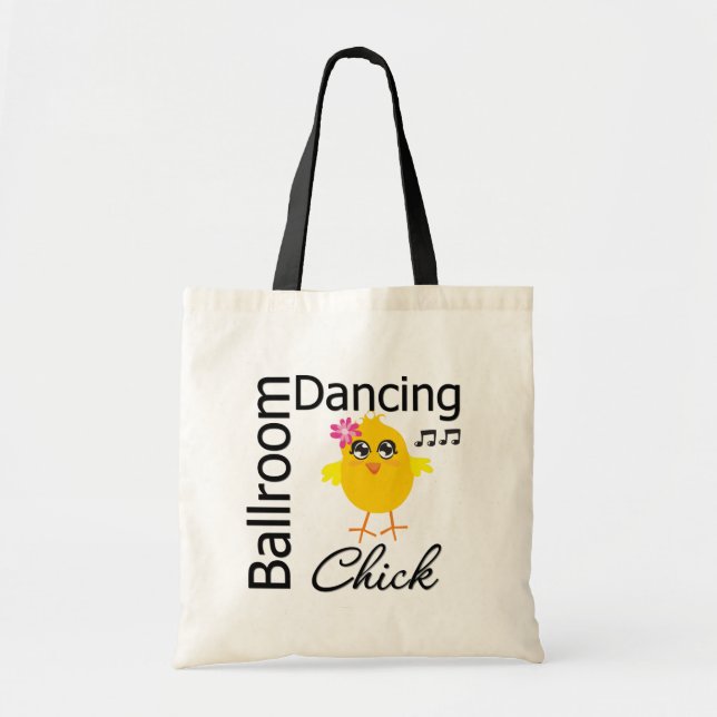 Bolsa Tote Pintinho de dança de salão (Frente)