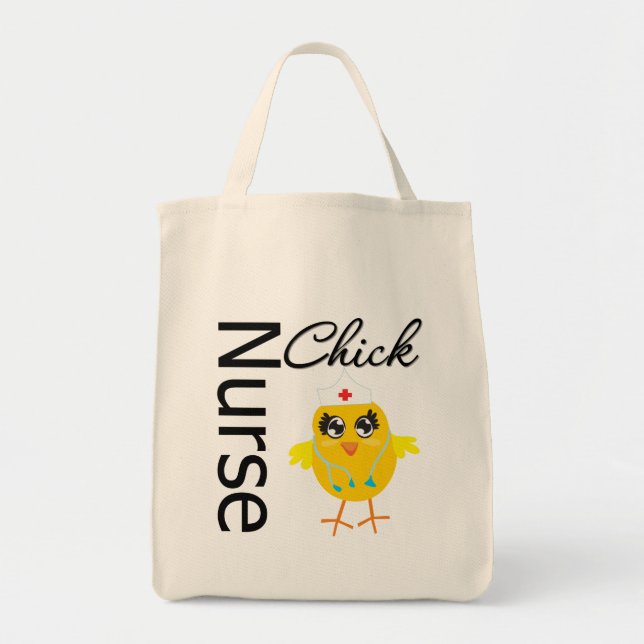 Bolsa Tote Pintinho de Enfermeiro (Frente)
