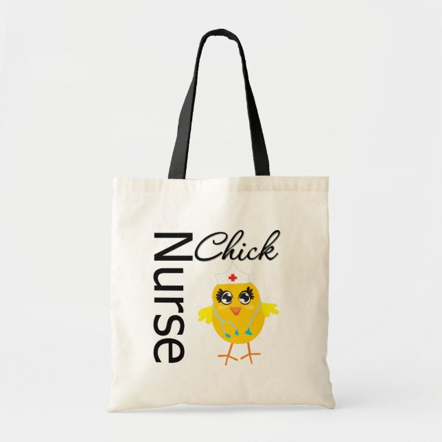 Bolsa Tote Pintinho de Enfermeiro (Frente)
