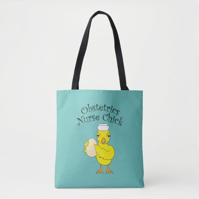 Bolsa Tote Pintinho de Enfermeiro Obstetrics (Frente)