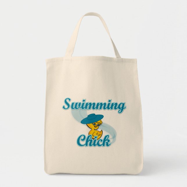 Bolsa Tote Pintinho de natação nº 3 (Frente)