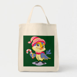 Bolsa Tote Pintinho de Natal bonito