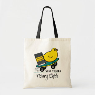 Bolsa Tote Pintinho de Notícias Móveis no Skateboard West V