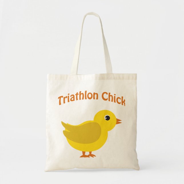 Bolsa Tote Pintinho do Triathlon (Frente)