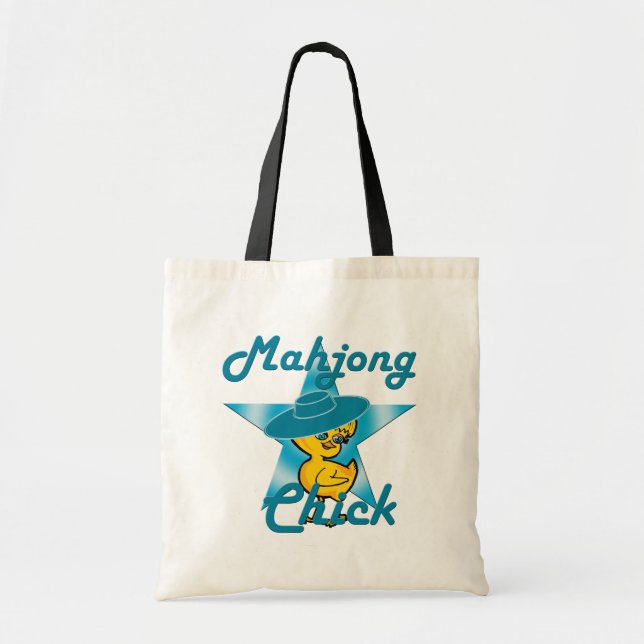 Bolsa Tote Pintinho Mahjong nº 7 (Frente)