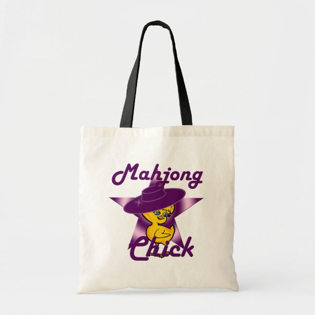 Bolsa Tote Pintinho Mahjong nº 9 (Frente)
