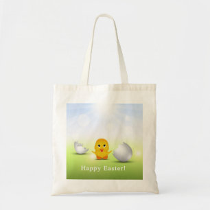 Bolsa Tote Pintinho pequeno bonito do bebê do felz pascoa