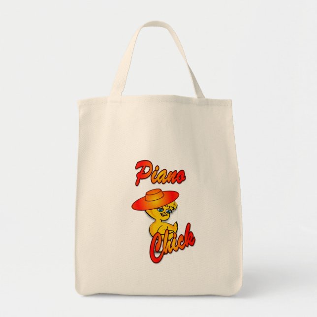 Bolsa Tote Pintinho Piano nº 5 (Frente)