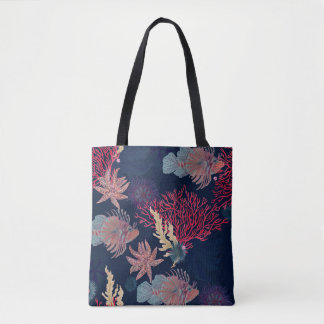 Bolsa Tote Pintor de aquarelas com padrão uniforme com leão v