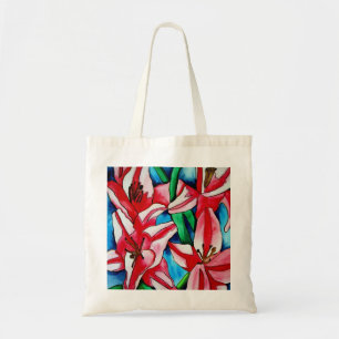 Bolsa Tote Pintor de lírio de dia rosa