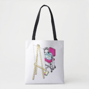 Bolsa Tote Pintor de Peixes ("Cor da Água") -