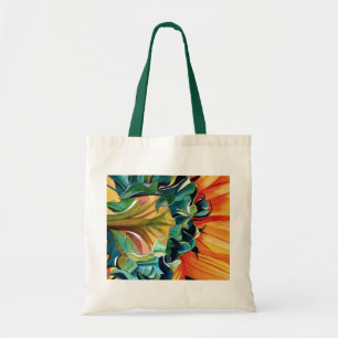 Bolsa Tote Pintor original de girassol amarelo
