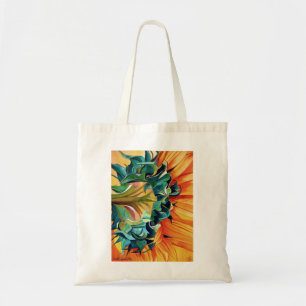 Bolsa Tote Pintor original de girassol amarelo