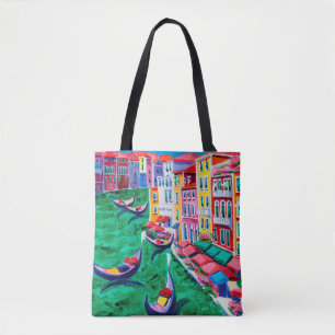 Bolsa Tote pintura a óleo de bela Veneza, Itália na canvas