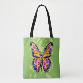 Bolsa Tote Pintura abstrata de borboleta