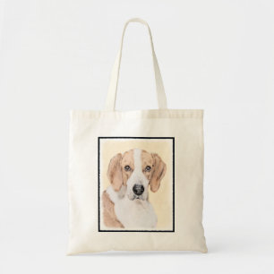 Bolsa Tote Pintura Americana de Foxhound - Arte Cachorro Orig