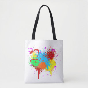 Bolsa Tote Pintura bonito, pintura com Abstrato de pintura
