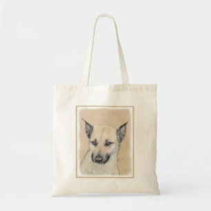 Bolsa Tote Pintura Chinook (Orelhas Apontadas) - Arte Canina