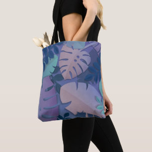 Bolsa Tote Pintura Colorida da Natureza Vintage Floral