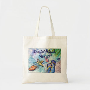 Bolsa Tote Pintura da aguarela do falhanço de sacudir da ilh