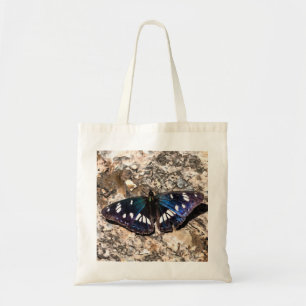Bolsa Tote Pintura da Borboleta Azul Almirante Branco do Sul