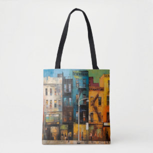 Bolsa Tote Pintura de Arte do Harlem Abstrato