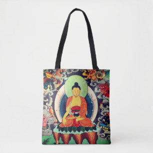 Bolsa Tote Pintura de Buda Shakyamuni, Himalaias - Nepal
