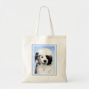 Bolsa Tote Pintura de Cachorro Português - Arte Original de