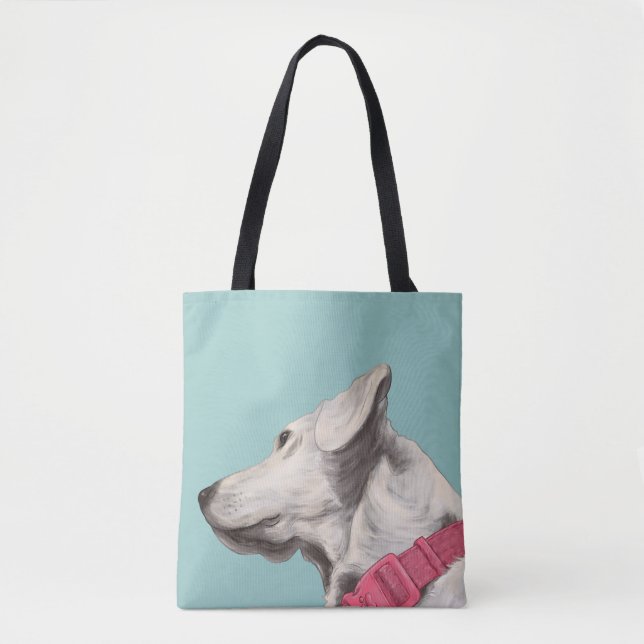 Bolsa Tote Pintura de cães (Frente)