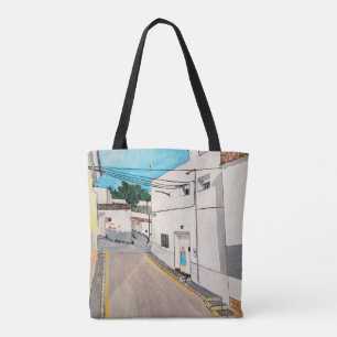 Bolsa Tote Pintura de Calle Cabanilles por Alfred Fox