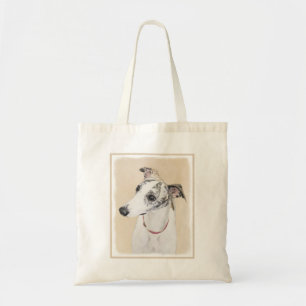 Bolsa Tote Pintura de chicote - Arte de Cão Original Bonita