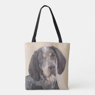 Bolsa Tote Pintura de Connhound Bluetick - Cachorro Original 
