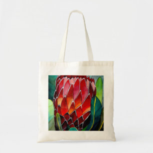 Bolsa Tote Pintura de cor da água da flor da proteína