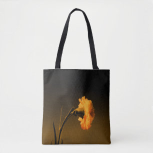 Bolsa Tote pintura de cravos vintage