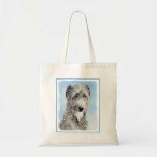 Bolsa Tote Pintura de Deerhound Escocês - Ar Cachorro Origin