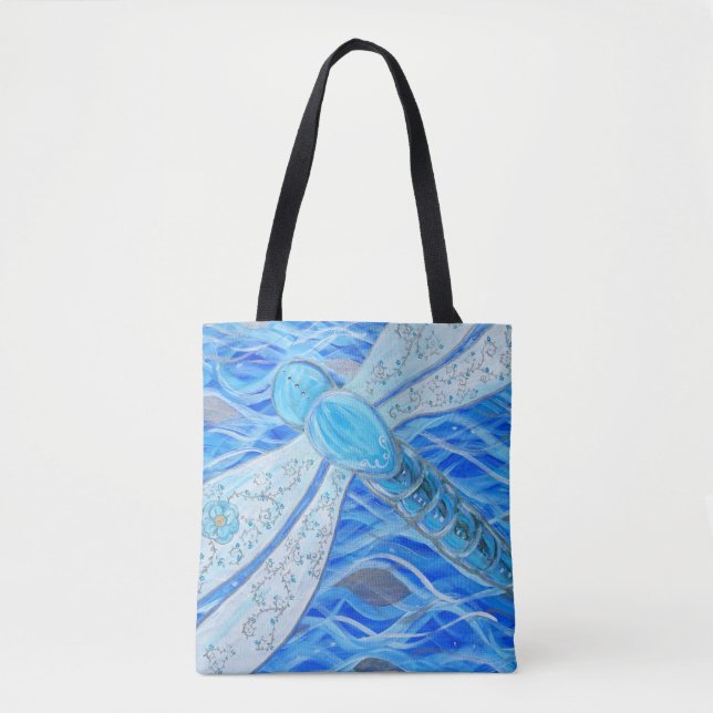 Bolsa Tote Pintura de Dragonfly (Frente)