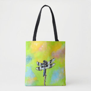 Bolsa Tote Pintura de Dragonfly Shimmering