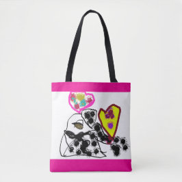 Bolsa Tote Pintura de namorados Dalmácia