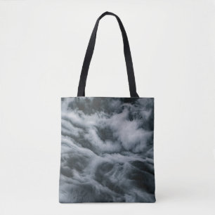Bolsa Tote pintura de nuvens de cinza