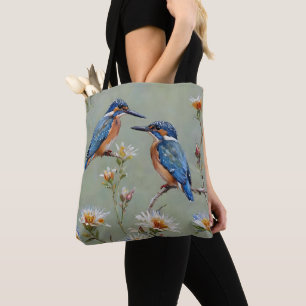 Bolsa Tote Pintura De Óleo De Refinadores Australianos E Flor