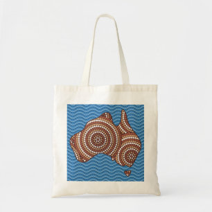 Bolsa Tote Pintura de pontos aborígene na Austrália
