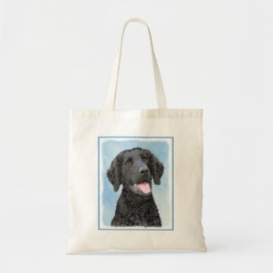 Bolsa Tote Pintura De Retriever Revestida Por Cachorro - Arte