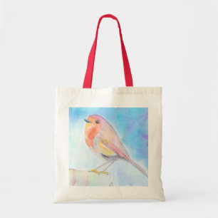 Bolsa Tote Pintura de Robin Watercolor
