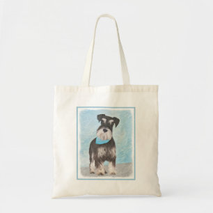 Bolsa Tote Pintura de Schnauzer (Miniatura) - Cachorro Origin